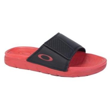 Imagem de Chinelo Unissex Oakley Break Vermelho / 41-Masculino