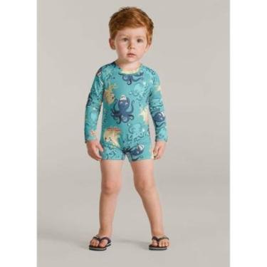 Imagem de Macacão Infantil Unissex Hora do Mergulho Brandili-Feminino