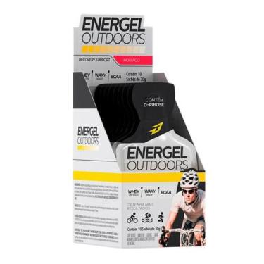 Imagem de Energel Outdoors Caixa com 10 Sachês BodyAction, Morango