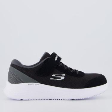 Imagem de Tênis Skechers Lite Sprint Infantil Preto, 31
