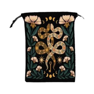 Imagem de 10 Peças Mini Bolsa De Flanela Com Cordão Para Armazenamento De Dados,