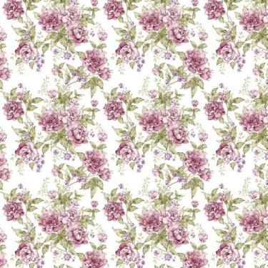 Imagem de Papel Parede Flores Lilas Floras Adesivo Sala Quarto Cozinha - LRP