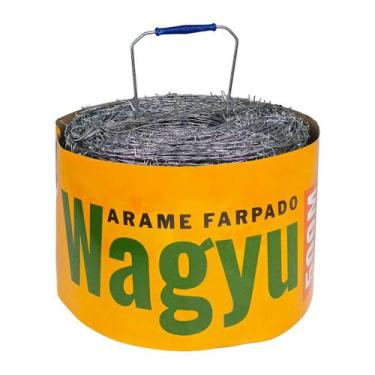 Imagem de Arame Farpado Para Cerca Rural Wagyu 500 Metros Aço Galvanizado 1.6mm 