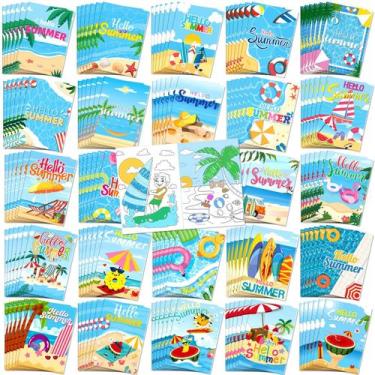 Imagem de Livro de colorir Liliful Summer Flower 144 unidades para crianças adul