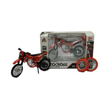 Imagem de Brinquedo De Moto Off-Road De Liga Metálica Para Crianças Com Função D