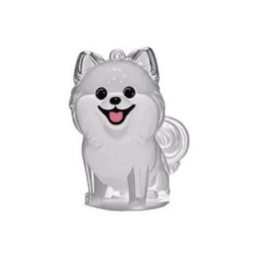 Imagem de Chaveiro Cápsula Transparente Kawaii Para Pelos De Animais De Estimaçã