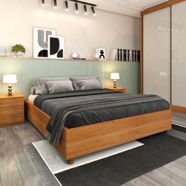 Imagem de Cama Box Casal - Mônaco-cinamomo - Tcil Móveis