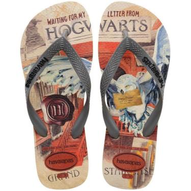 Imagem de Chinelo Havaianas Masculino Top Clássicos Warner Harry Potter Creme-Masculino