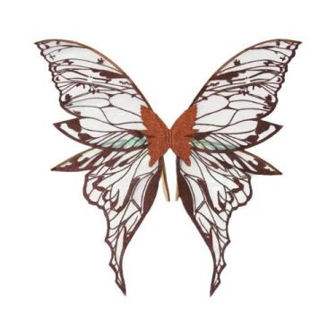 Imagem de Asas De Borboleta De Fada Brilhante Para Adultos, Fantasia Para Festa 
