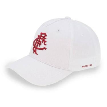 Imagem de Boné SuperCap Fluminense Escudo Frontal Bordado - Branco, Branco