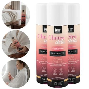 Imagem de Kit 3und Perfume Corporal Feminino Cheiro Dela Intt By Carla Geane 166