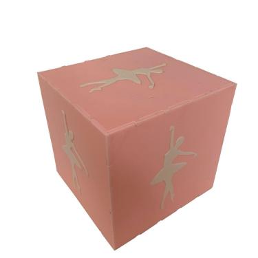 Imagem de Abajur de Mesa Laser Cut 12x12x12cm - Branco - Bivolt