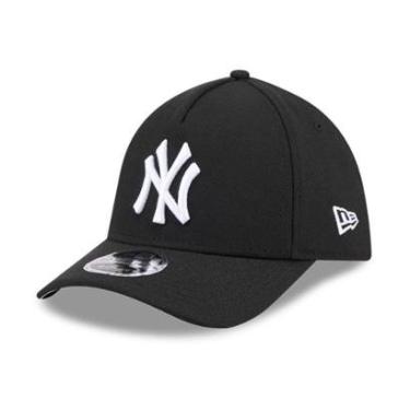 Imagem de BONE NEW ERA 39THIRTY M-CROWN A-FRAME NEW YORK YANKEES MLB PRETO-Masculino