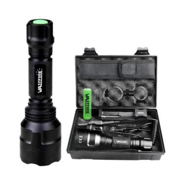 Imagem de Lanterna Tática LED Para Caça Com Luz Branca, Verde E Vermelha, Interr