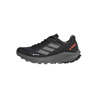 Imagem de adidas Terrex Trail Rider Gore-TEX Trail Tênis de corrida feminino, preto, tamanho 37, Núcleo preto/cinza três/cinza quatro, 7.5