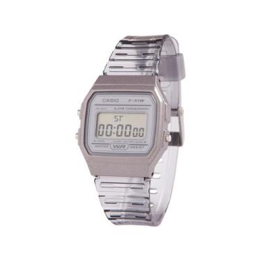 Imagem de Relógio Casio Pop Prata Feminino F-91WS-8DF-SC