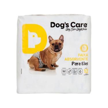 Imagem de Fralda Higiênica P/cães Macho Dog's Care 36 Unidades Tam M - DOGS CARE