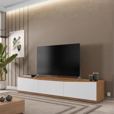 Imagem de Rack para TV até 60 Polegadas MDF 180cm 2 Portas 1 Gaveta Eros - Casa 