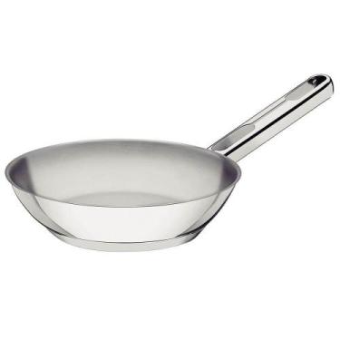 Imagem de Frigideira Tramontina Allegra Em Aço Inox Com Fundo Triplo 24 Cm 2,1 L