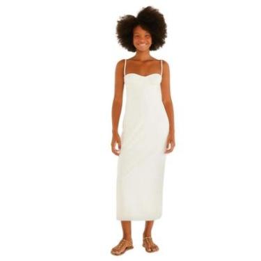 Imagem de Vestido Midi Farm Rio Jacquard Concha-Feminino