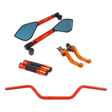 Imagem de Manete Manopla Retrovisor Guidão Riva Yes 125 Intruder 125 - Stark Rac