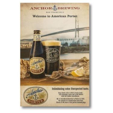 Imagem de Poster Cartaz Anchor Brewing Bebida Para Emoldurar 43cm - Armazm WEB, 