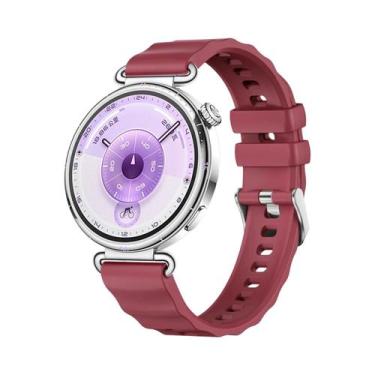 Imagem de Pulseira Esportiva De Silicone De 18mm Para Huawei Watch GT6 Com Fivel
