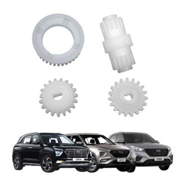 Imagem de Conjunto Completo Engrenagens Para Reparo Rebatimento Espelho Retrovis