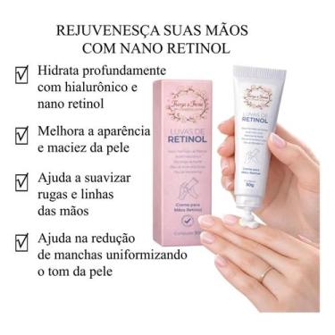 Imagem de Creme Luvas De Retinol Reduz Manchas Rugas 30g. - Tiarga & Inoue Cosmé