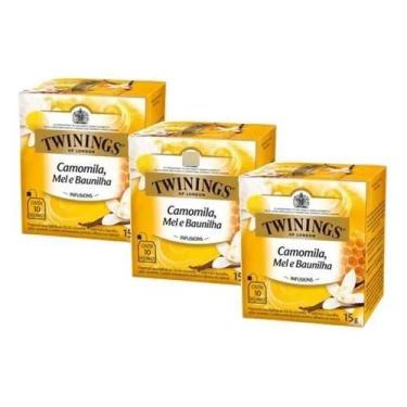 Imagem de Kit Chá Twinings Misto Camomila, Mel e Baunilha 15g - 3 unidades