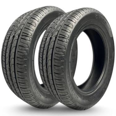 Imagem de Par Pneu Aro 16 205 55R16 Inmetro Garantia Durabilidade - JRPneus