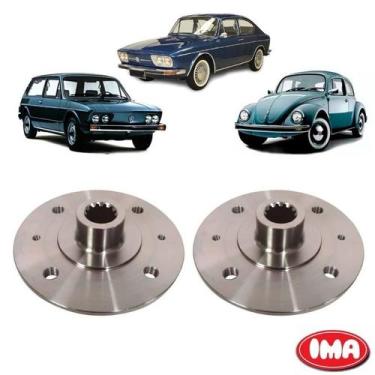 Imagem de Par Cubo Da Roda Traseira - Brasilia 1970 A 1982 / Fusca 1970 A 1996 /