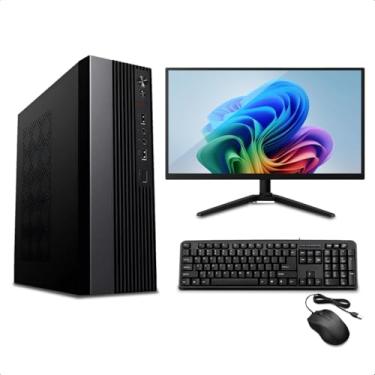 Imagem de Mini Desktop Intel Core I3 8gb Ram Ssd 240gb+monitor 19+ teclado e mouse +win 11+bluetoh