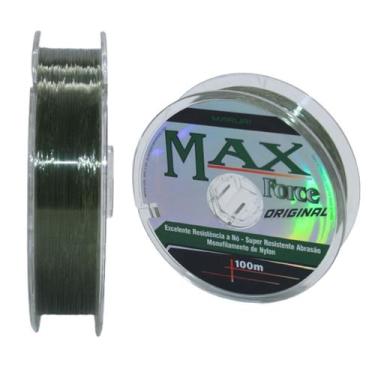 Imagem de Linha Pesca Monofilamento Max Force 100mt 0.90m Sup 105.50kg - Maruri