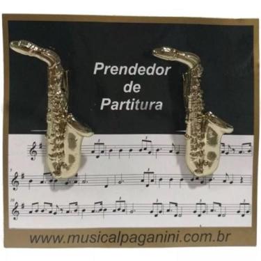 Imagem de Prendedor de partitura clipets - saxofone - Paganini