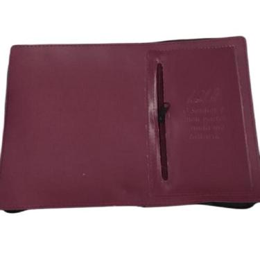 Imagem de Capa Para Bíblia Com Ziper - SC, Vinho 32,5cm x 22cm