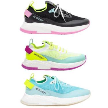 Imagem de Tênis Petite Jolie Puff Sneaker PJ7130II Tamanho:35Cor:PretoGênero:Fem