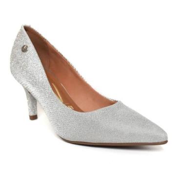 Imagem de Sapato Scarpin Vizzano 1185.702 Feminino, Prata, 37