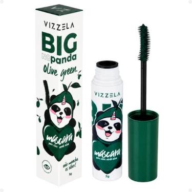 Imagem de Máscara Para Cílios Vizzela Big No Panda Olive Green Verde Oliva 5g