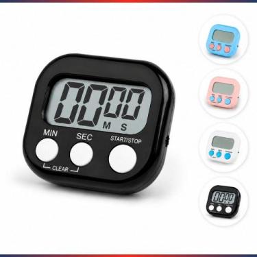 Imagem de Mini Relógio Digital Time Para Cozinha Cor Sortida - Top Rio