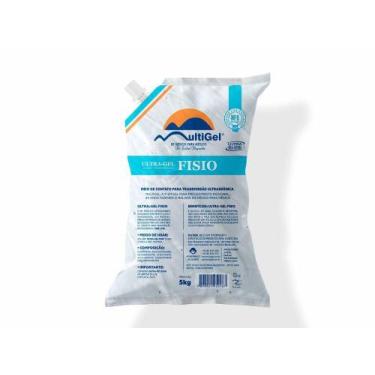 Imagem de Gel Condutor - Ultra Gel Fisio - Sem Álcool - Bag 5kg - Multigel
