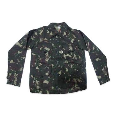 Imagem de Gandola Blusão Camuflada Rip Stop Brim Tamanho GG - Fishtex, Tamanho: 