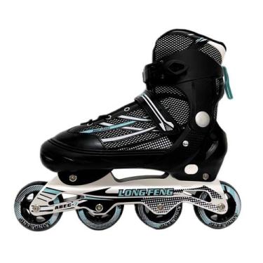 Imagem de Patins Inline Roller Semi Profissional Base Alumínio Abec 7 - Long Fen