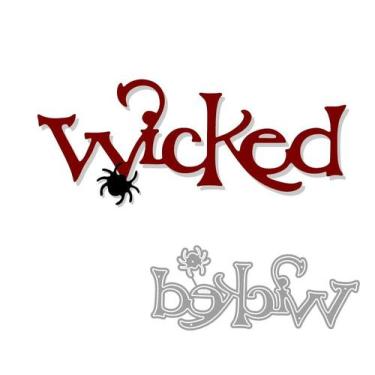 Imagem de Molde de corte em metal DIY Scrapbooking Artist Halloween Spider