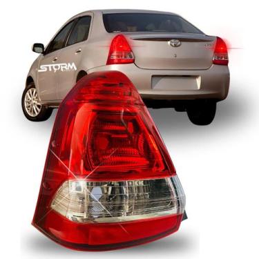Imagem de Lanterna Lado Esquerdo Motorista Toyota Etios Sedan Ano 2013 a 2020 lu