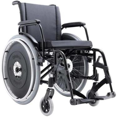 Imagem de Cadeira de Rodas Avd Alumínio Dobrável T48 Ortobras