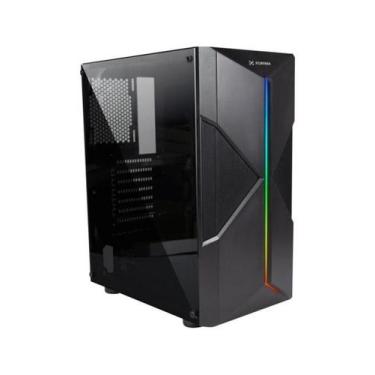 Imagem de Gabinete Gamer Fortrek Holt Mid Tower RGB Preto