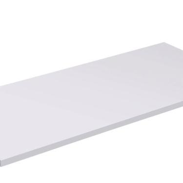 Imagem de Tampo para Balcão de Pia 120cm x 52,5cm Branco/Brilho - Decibal