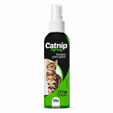 Imagem de Catnip Spray Atrativo Para Gato Pet Clean 120ml Erva Gateira