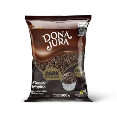 Imagem de Flocos Gourmet Chocolate 500g Decora Dona Jura - Cacau Foods